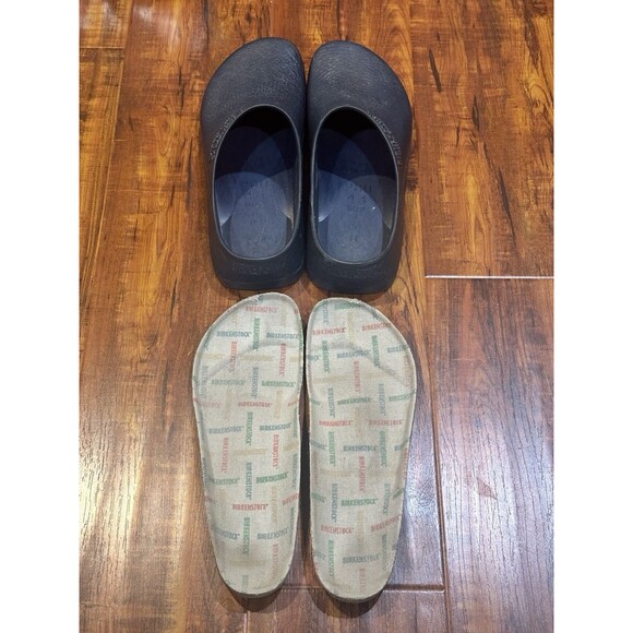 Birkenstock Polyurethane Clogs Slate Blue Gray EU 43 Size US 10 Removable Insole main image 10